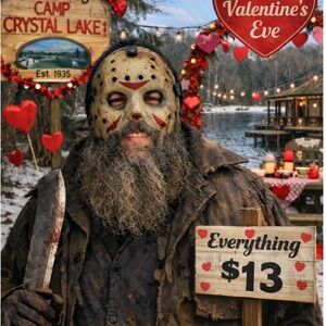 FRIDAY DA 13TH VALENTINES EVE SLASHING PRICE TO $13 STARTS